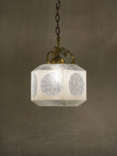 ガラス ペンダントランプ<br>1960-70's , Sweden <br>bob's box - ヴィンテージ SHARK ATTACK