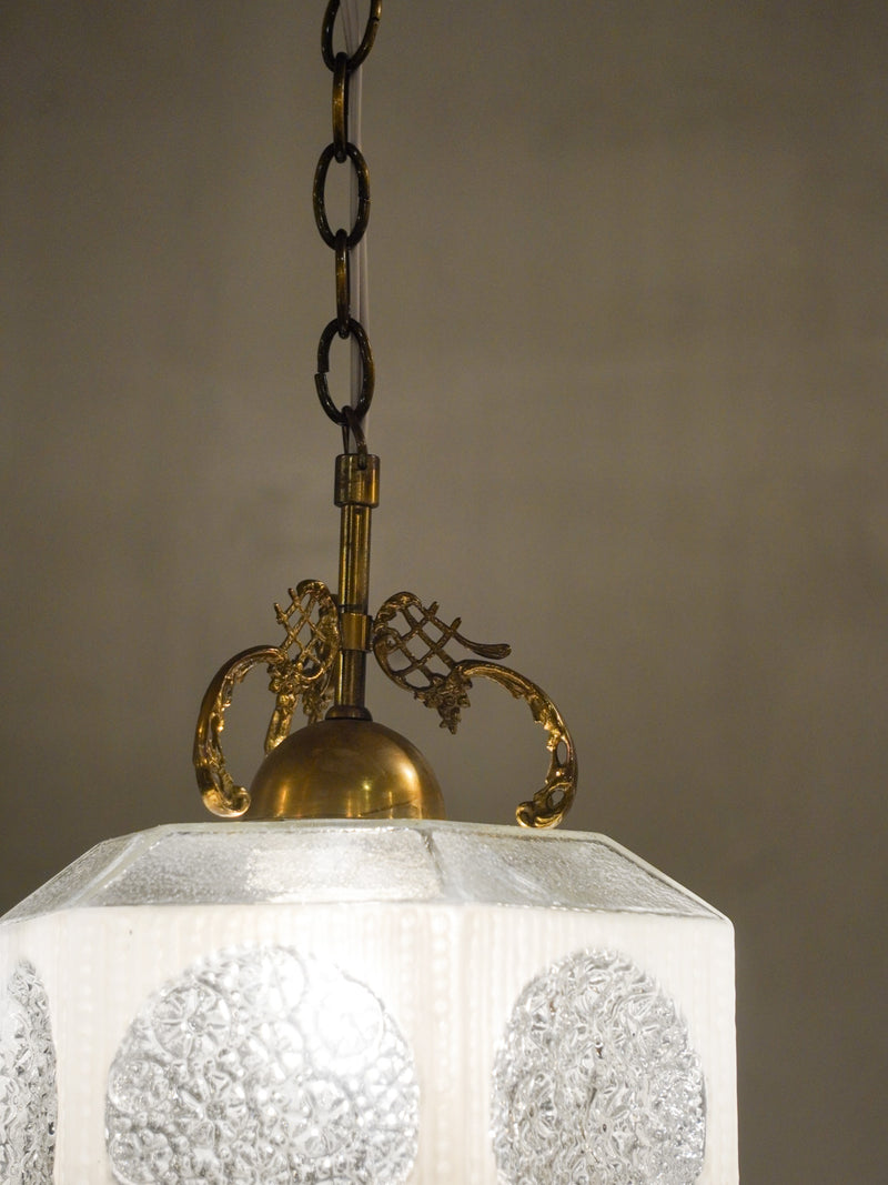 ガラス ペンダントランプ<br>1960-70's , Sweden <br>bob's box - ヴィンテージ SHARK ATTACK