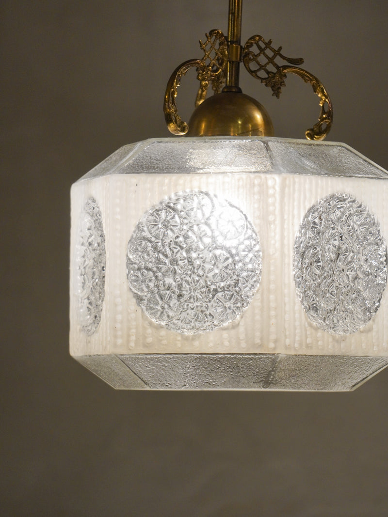 ガラス ペンダントランプ<br>1960-70's , Sweden <br>bob's box - ヴィンテージ SHARK ATTACK