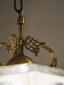 ガラス ペンダントランプ<br>1960-70's , Sweden <br>bob's box - ヴィンテージ SHARK ATTACK