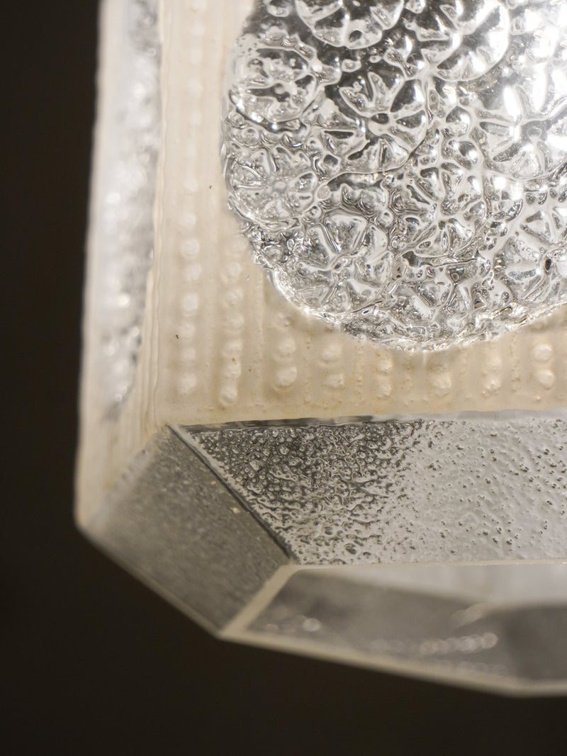 ガラス ペンダントランプ<br>1960-70's , Sweden <br>bob's box - ヴィンテージ SHARK ATTACK