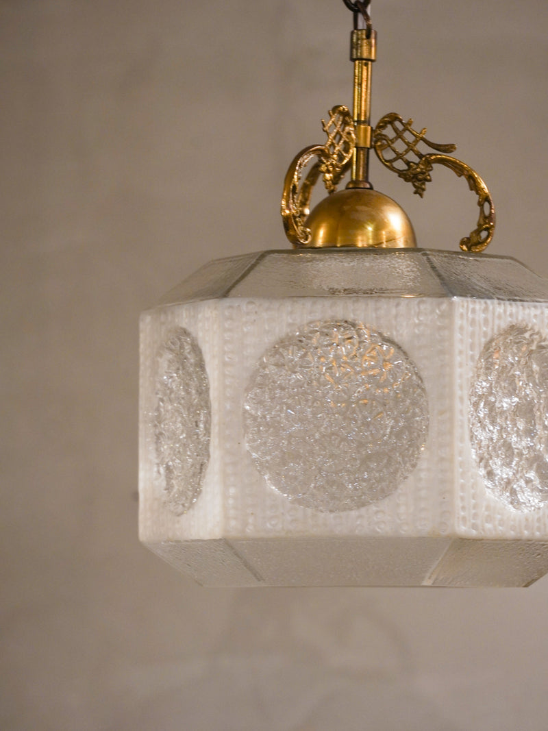 ガラス ペンダントランプ<br>1960-70's , Sweden <br>bob's box - ヴィンテージ SHARK ATTACK