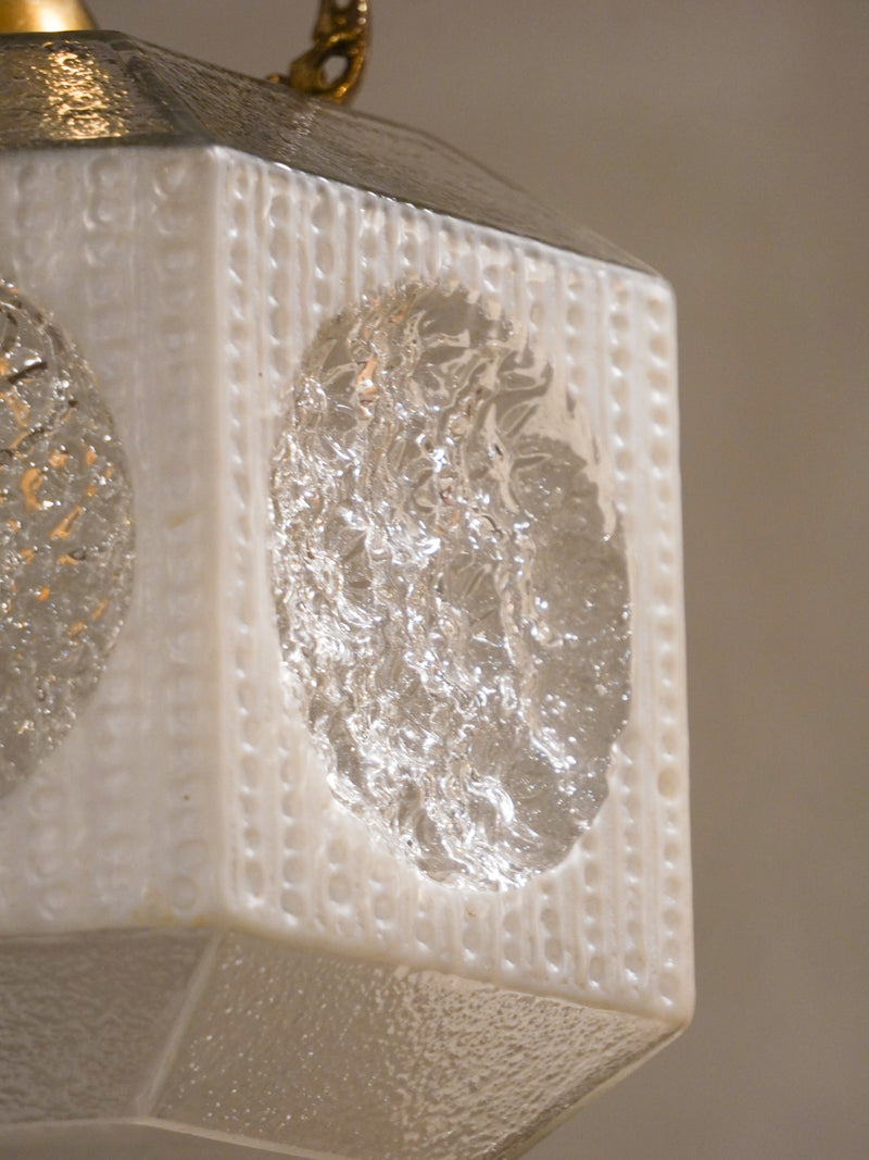 ガラス ペンダントランプ<br>1960-70's , Sweden <br>bob's box - ヴィンテージ SHARK ATTACK