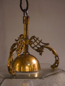 ガラス ペンダントランプ<br>1960-70's , Sweden <br>bob's box - ヴィンテージ SHARK ATTACK