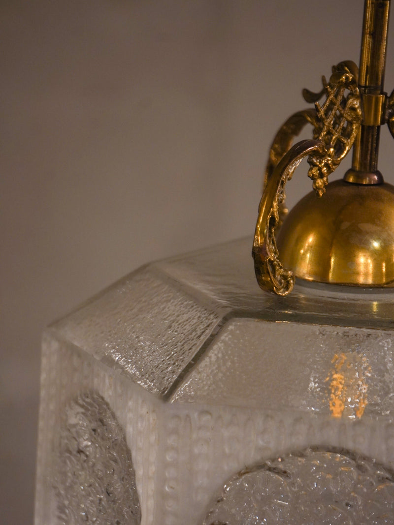 ガラス ペンダントランプ<br>1960-70's , Sweden <br>bob's box - ヴィンテージ SHARK ATTACK