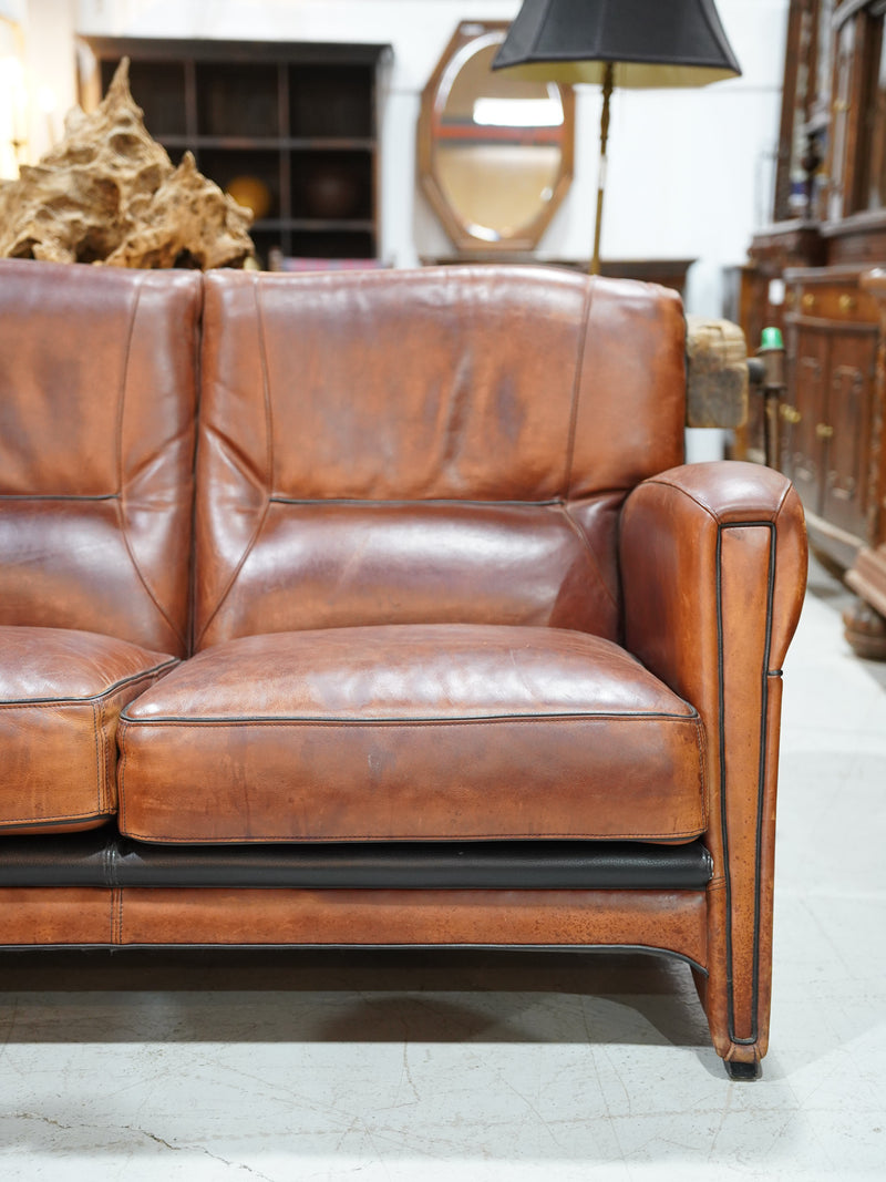 レザー2Pソファ <br> cerote antiques<br>YBK HOLD-11/25迄 - ヴィンテージ SHARK ATTACK