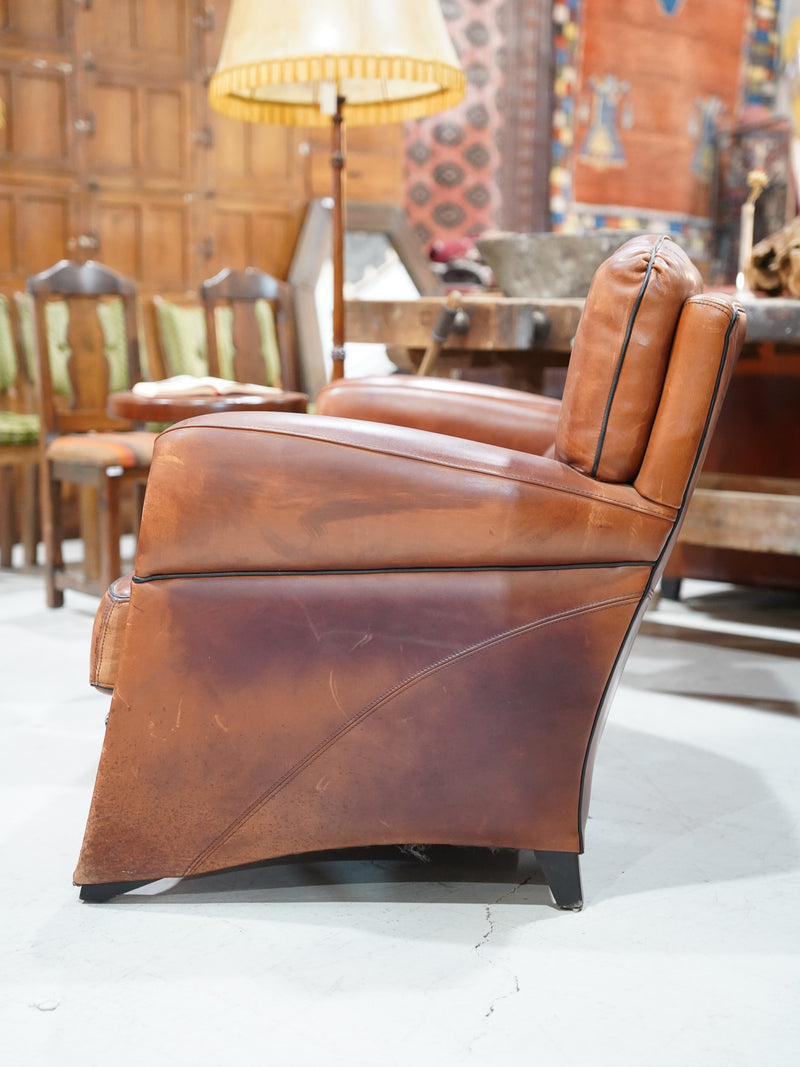 レザー2Pソファ <br> cerote antiques<br>YBK HOLD-11/25迄 - ヴィンテージ SHARK ATTACK