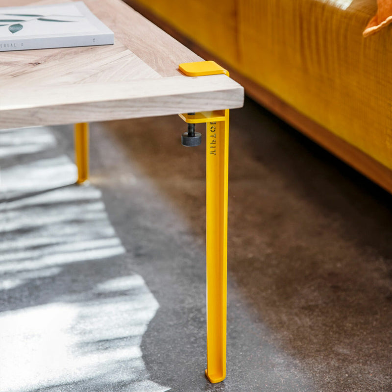 【P】Coffee table and bench leg – 43 cm<br> SUNFLOWERYELLOW