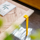 TIPTOE<br>Coffee table and bench leg – 43 cm <br>SUNFLOWER YELLOW <br>cerote antiques - ヴィンテージ SHARK ATTACK