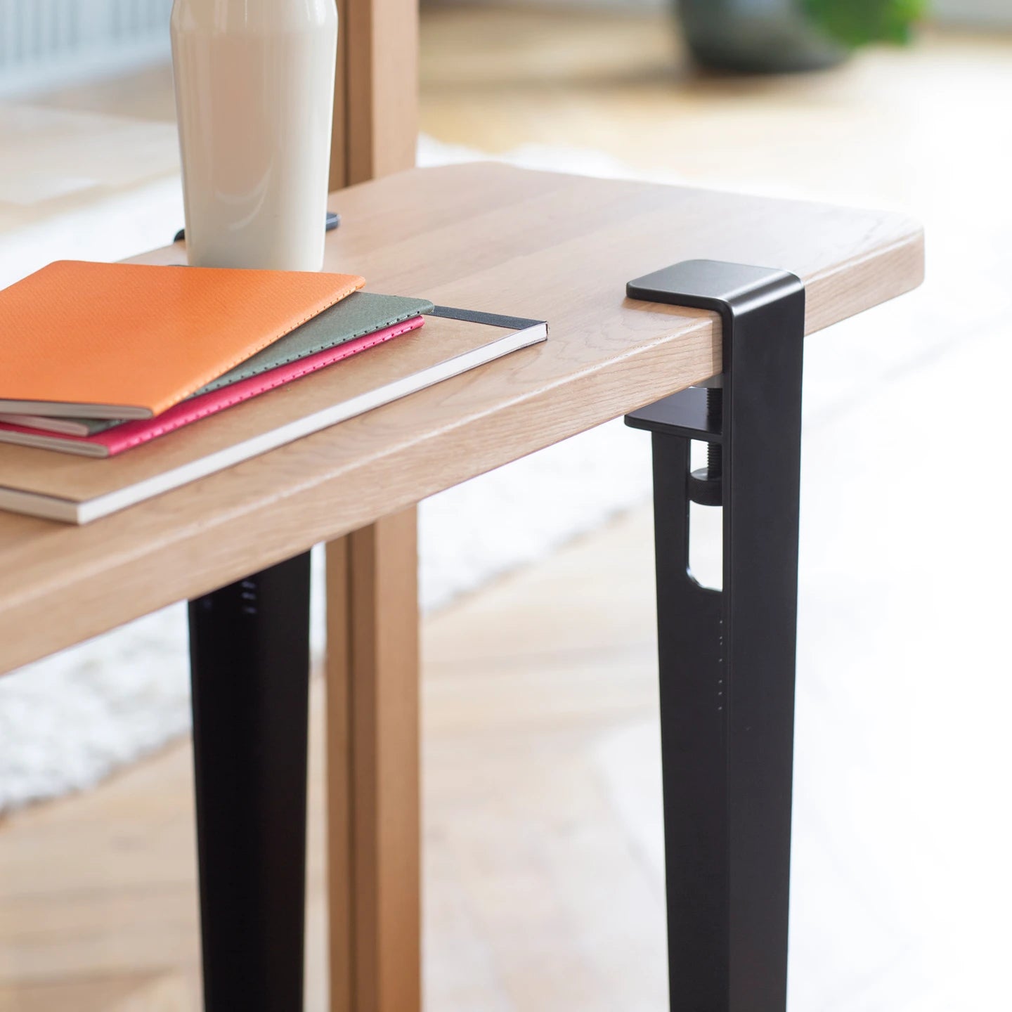 TIPTOE - Table and desk leg – 75 cm - GRAPHITE BLACK - 大阪店