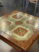 オークウッド タイルトップサイドテーブル <br> cerote antiques