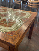 オークウッド タイルトップサイドテーブル <br> cerote antiques