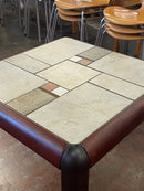 ウッド タイルトップサイドテーブル <br> 大和店