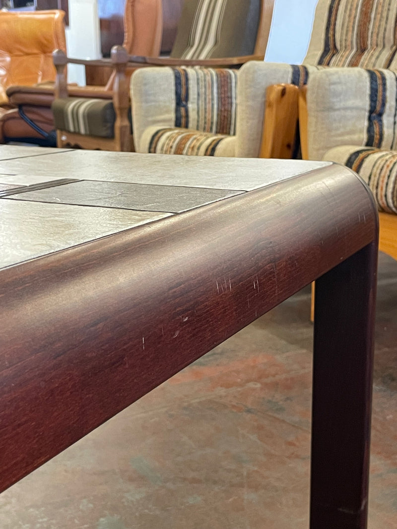 ウッド タイルトップサイドテーブル <br> 大和店