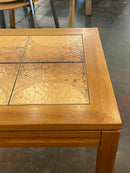 チークウッド タイルトップサイドテーブル <br> 大和店