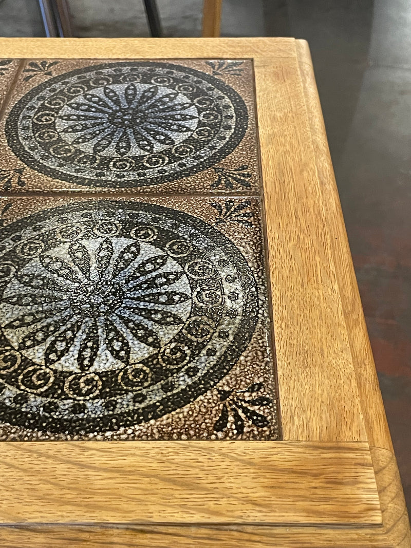 オークウッド タイルトップドロップリーフテーブル <br> 大和店