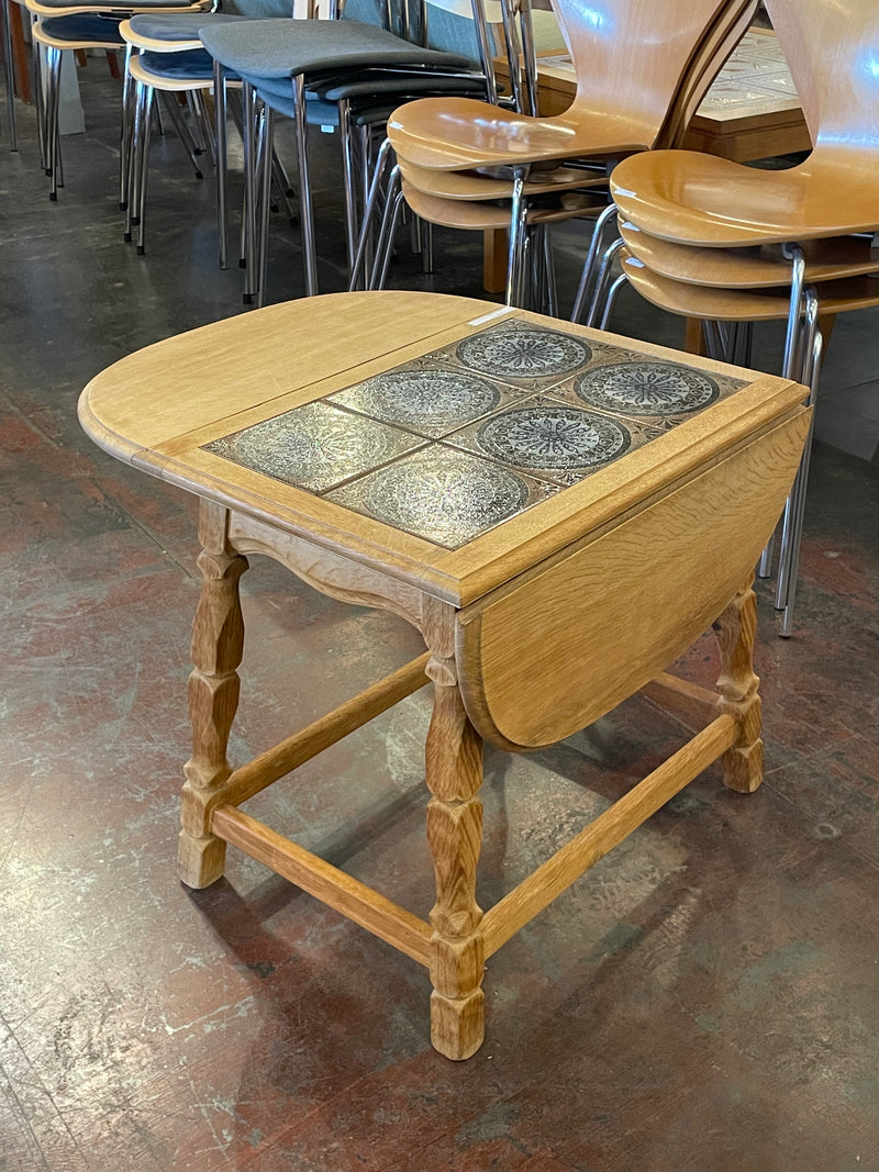 オークウッド タイルトップドロップリーフテーブル <br> 大和店