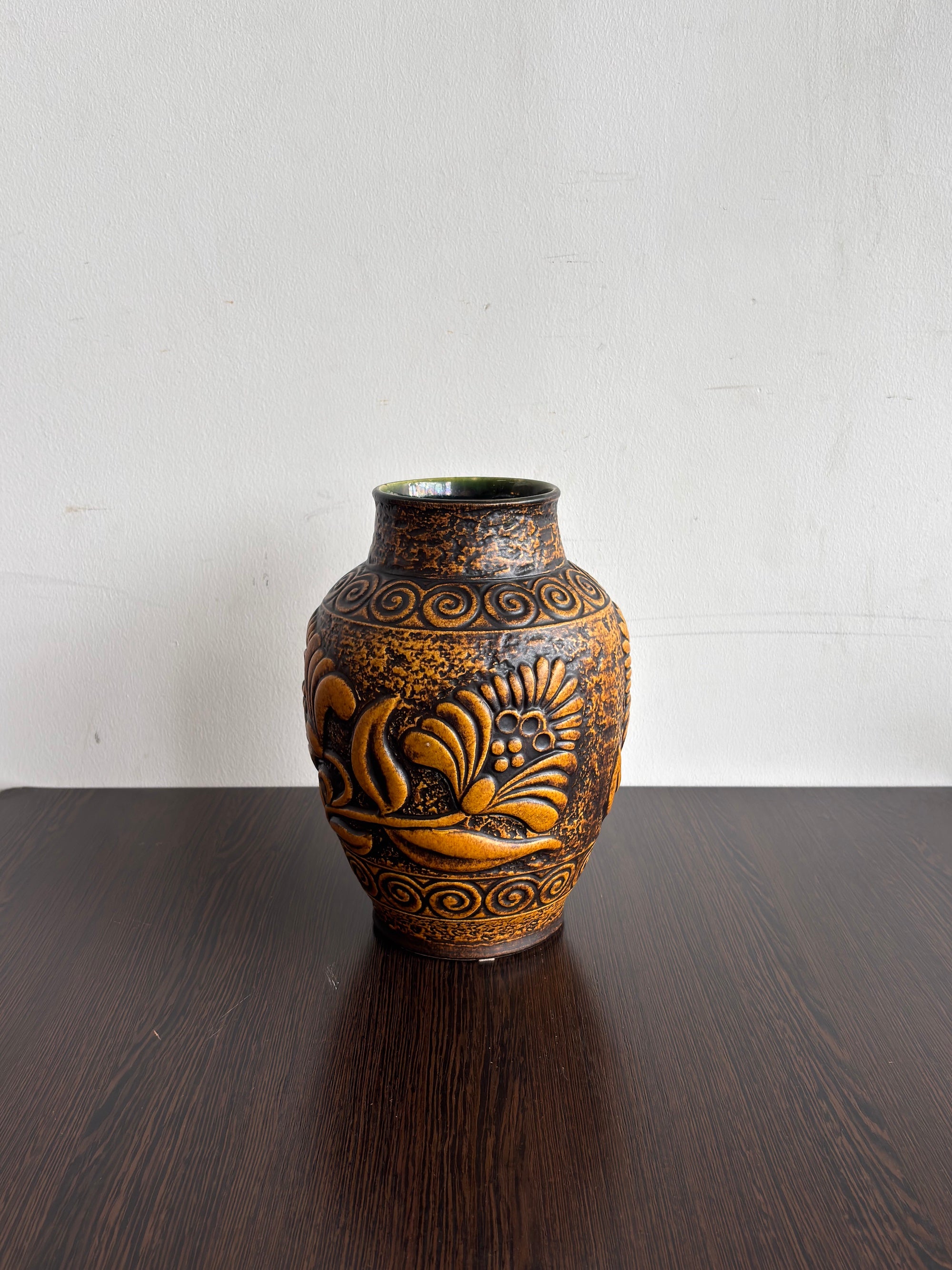 Bay Keramik 670/25 - Fat Lava - セラミック フラワーベース - 1950's-1960's , West Germany - cerote antiques