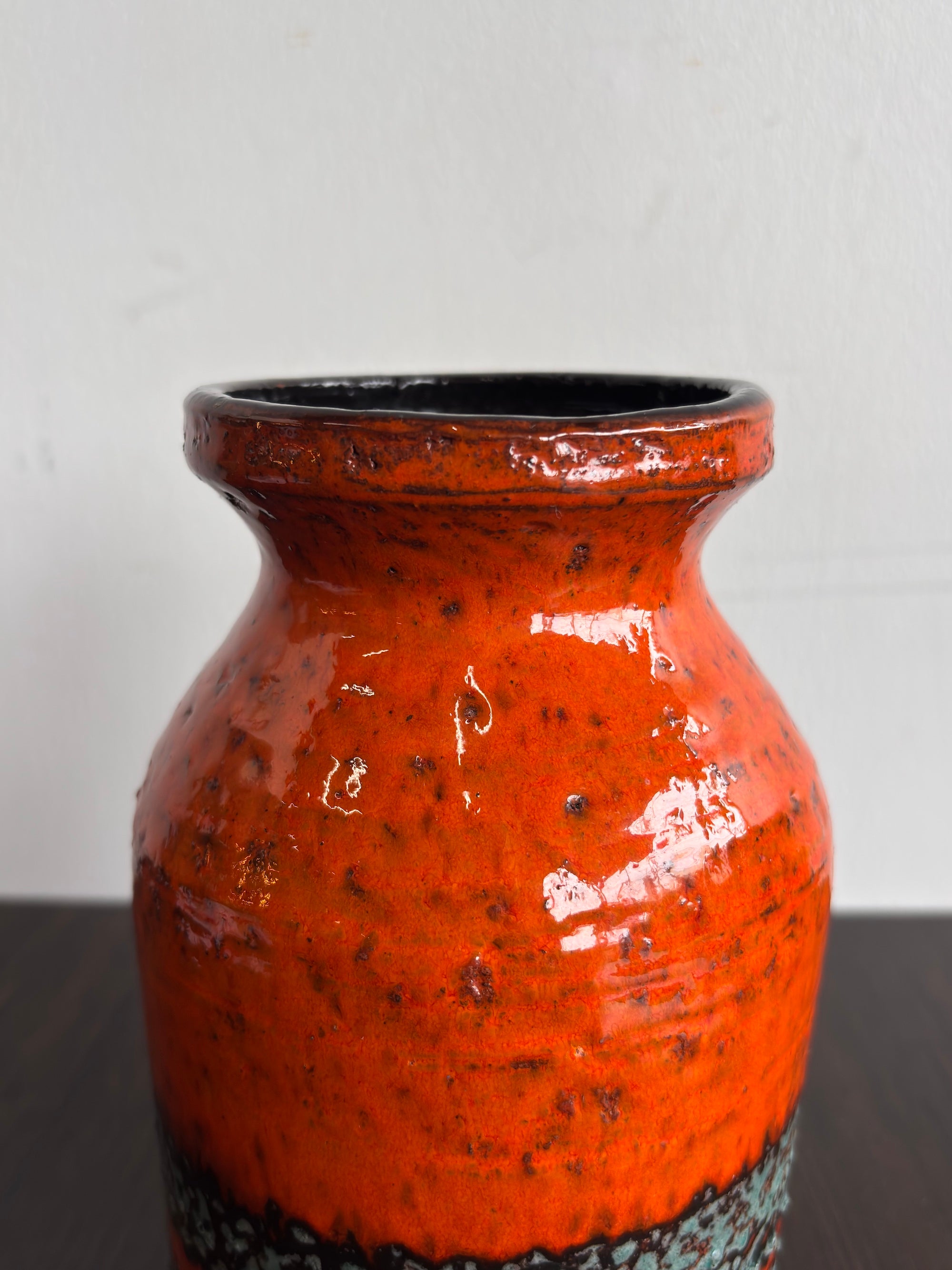 Fat Lava - セラミック フラワーベース - 1960's-1970's , West Germany - cerote antiques