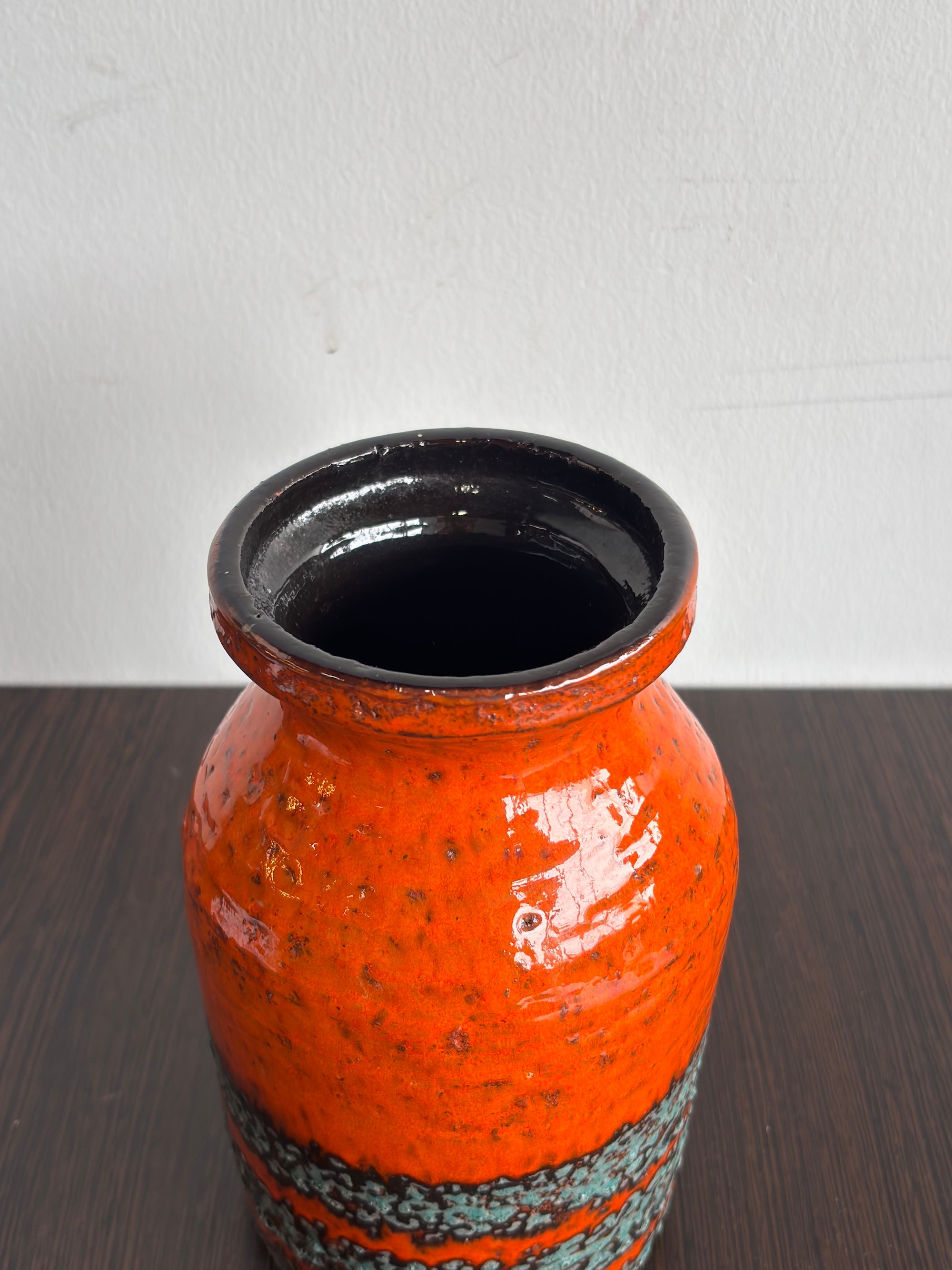 Fat Lava - セラミック フラワーベース - 1960's-1970's , West Germany - cerote antiques
