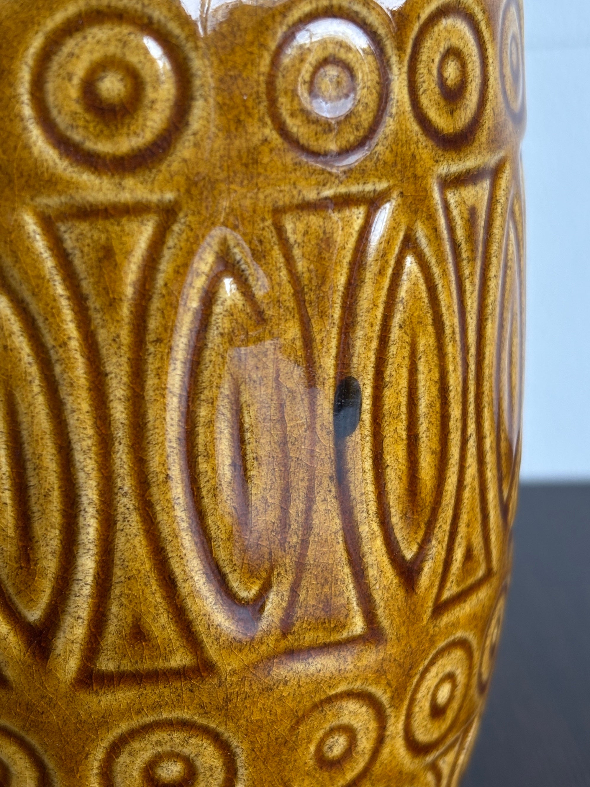 Scheurich 264/18 - Fat Lava - セラミック フラワーベース - 1960's , West Germany - cerote antiques