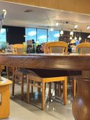 オークウッド ラウンドダイニングテーブル <br> TAMAGAWA BASE