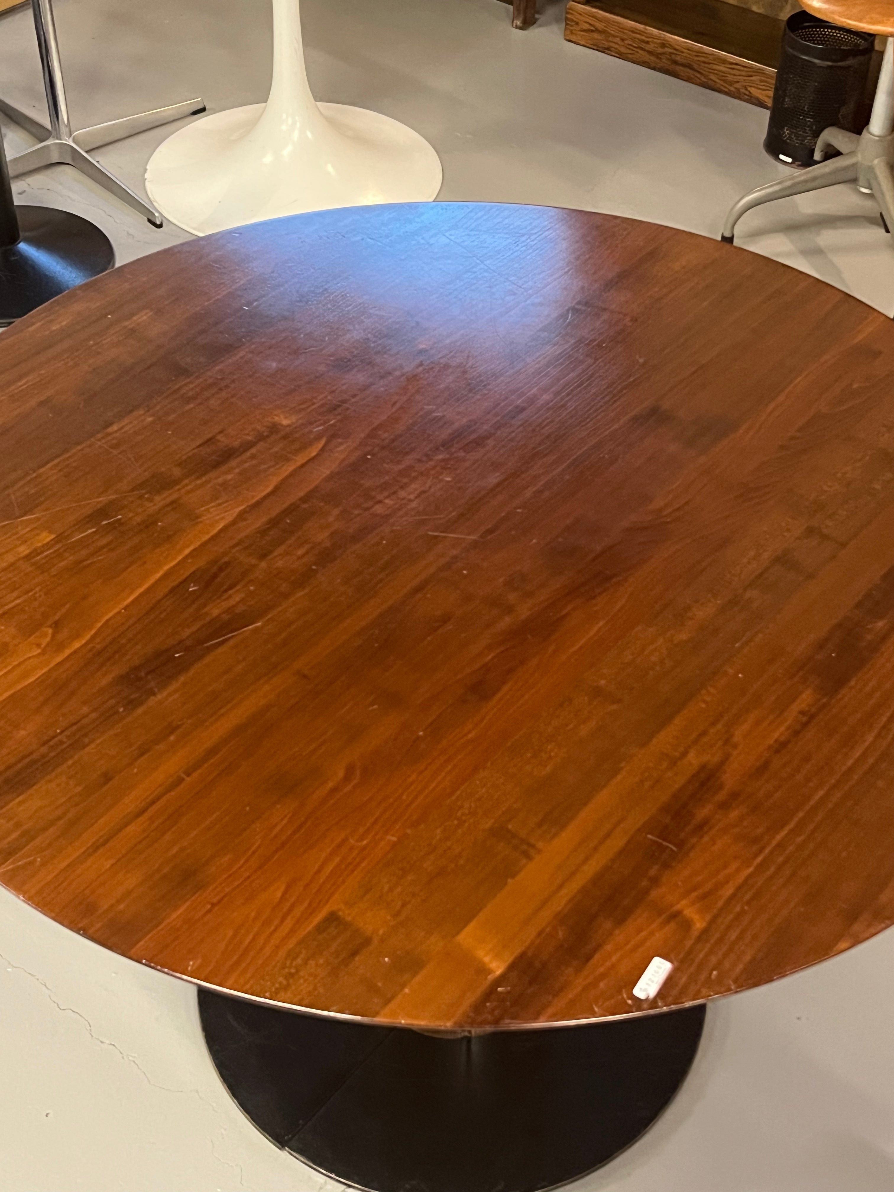 チークウッド ラウンドダイニングテーブル - cerote antiques