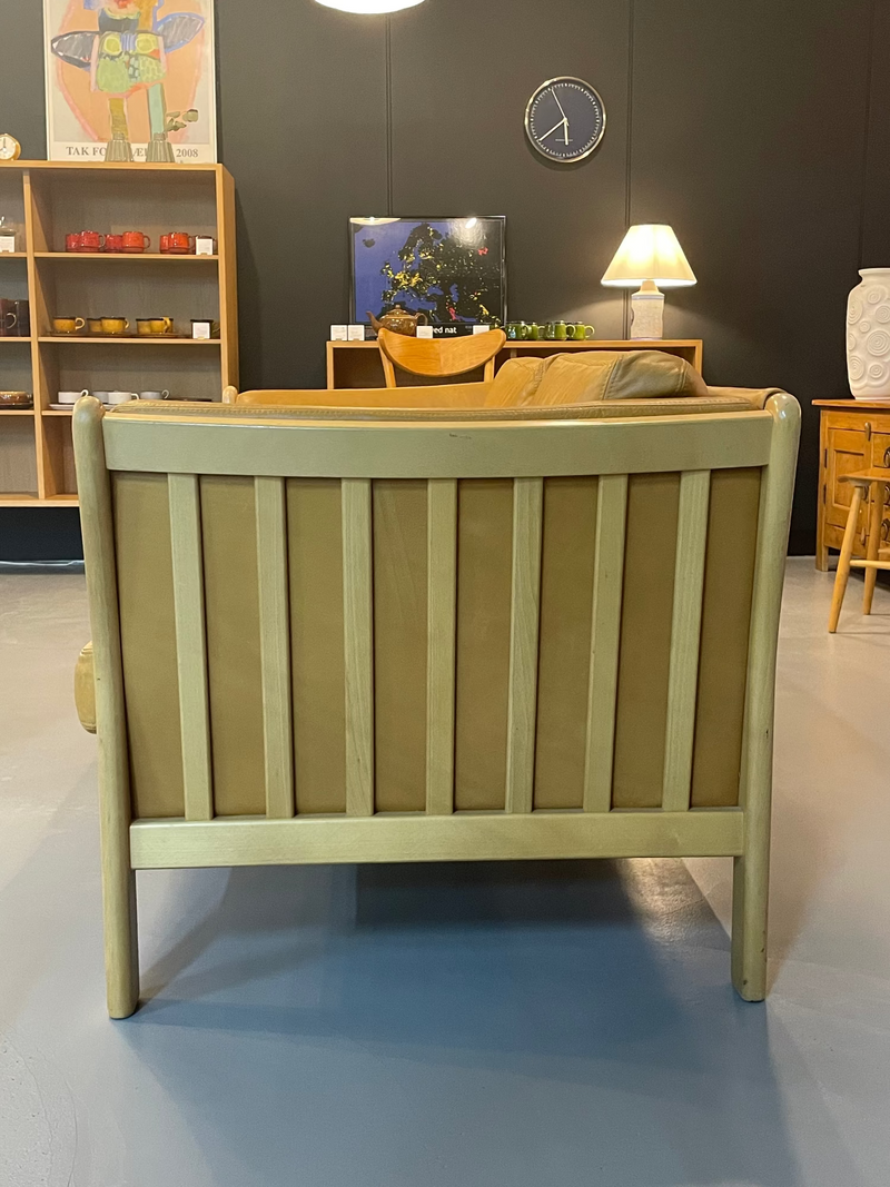 2シーターレザーソファ <br>1992’s  Denmark <br>TAMAGAWA BASE