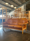 レザー3シーターソファ  <br> 大和店