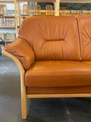 レザー3シーターソファ  <br> 大和店