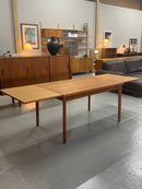 チークウッドエクステンションダイニングテーブル <br>1960's~1970's <br>TAMAGAWA BASE