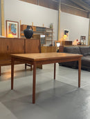 チークウッドエクステンションダイニングテーブル <br>1960's~1970's <br>TAMAGAWA BASE