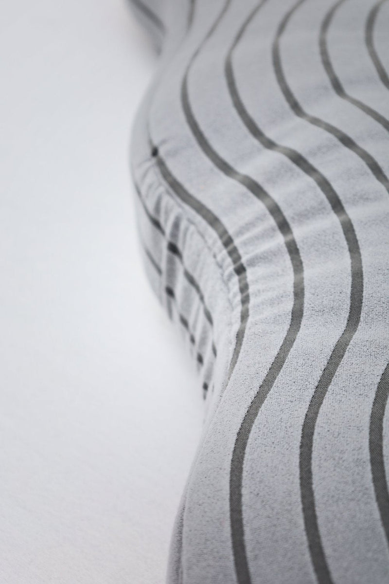 Fabric object "Wave line" Long Ash gray<br>reload