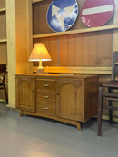 Oak wood coffee table<br> TAMAGAWA BASE