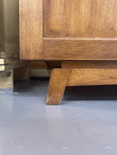 Oak wood coffee table<br> TAMAGAWA BASE