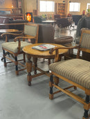 ウッドラウンドサイドテーブル <br>TAMAGAWA BASE