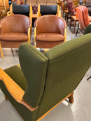 ファブリック  ハイバックラウンジチェア <br>1970's , Denmark <br> TAMAGAWA BASE