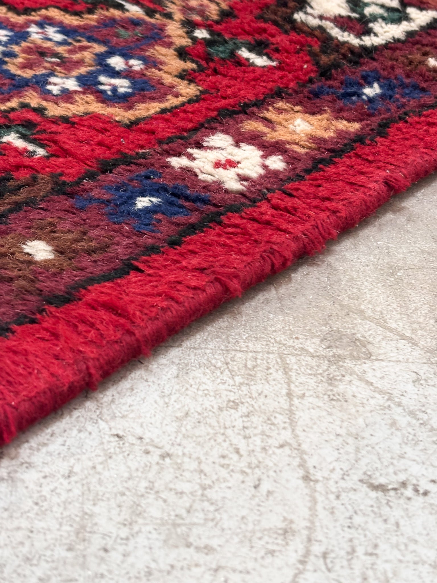 ✦vintage rug✦　194×100cm　アフガンラグ　トライバルラグ トライバルラグ - 640×400mm ヴィンテージ SHARK ATTACK – SHARK