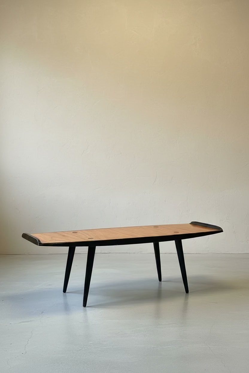 Treman社 - チークウッド コーヒーテーブル - cerote antiques