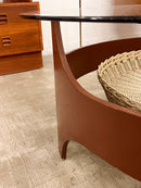 ガラストップコーヒーテーブル <br> cerote antiques - ヴィンテージ SHARK ATTACK