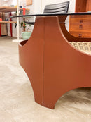 ガラストップコーヒーテーブル <br> cerote antiques - ヴィンテージ SHARK ATTACK