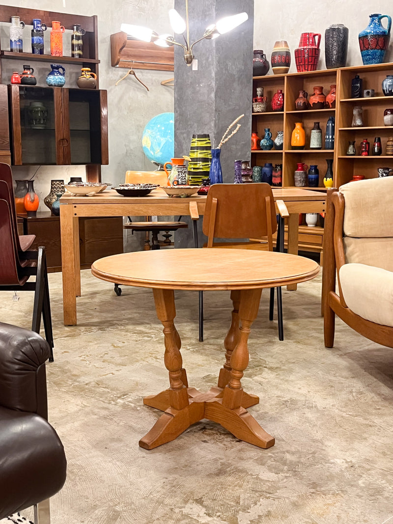 オークウッド ラウンドテーブル <br> cerote antiques