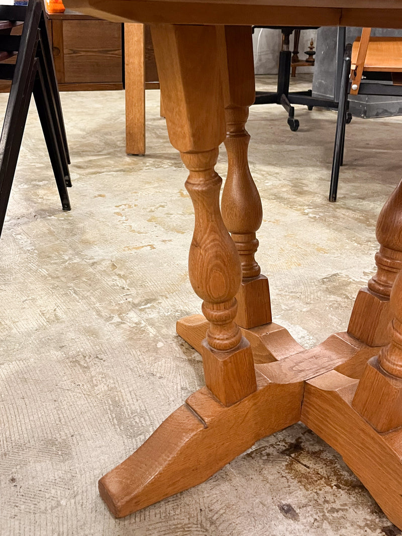 オークウッド ラウンドテーブル <br> cerote antiques