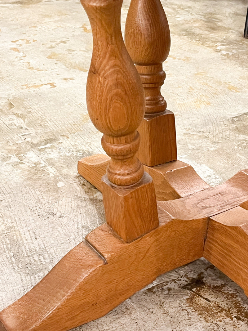 オークウッド ラウンドテーブル <br> cerote antiques