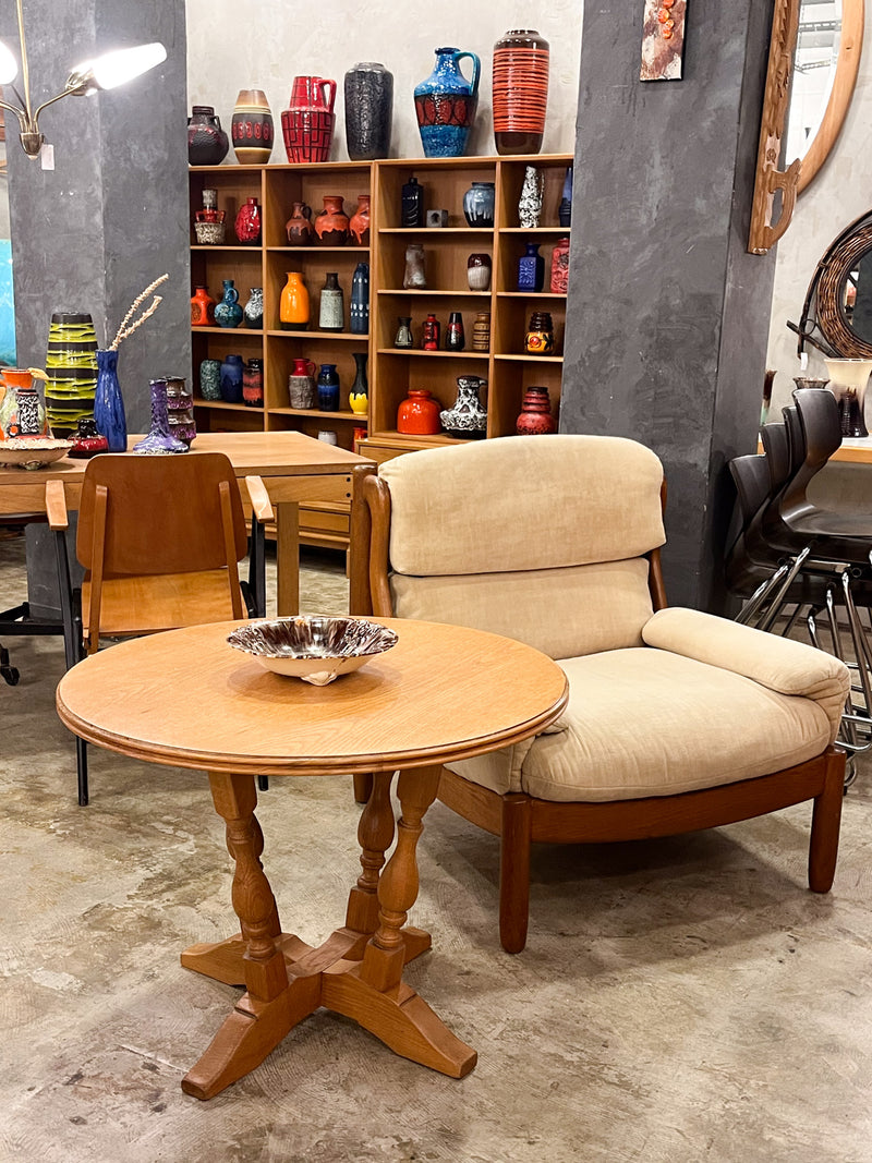 オークウッド ラウンドテーブル <br> cerote antiques