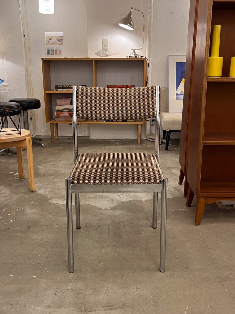 クロームスチール ダイニングチェア <br>cerote antiques