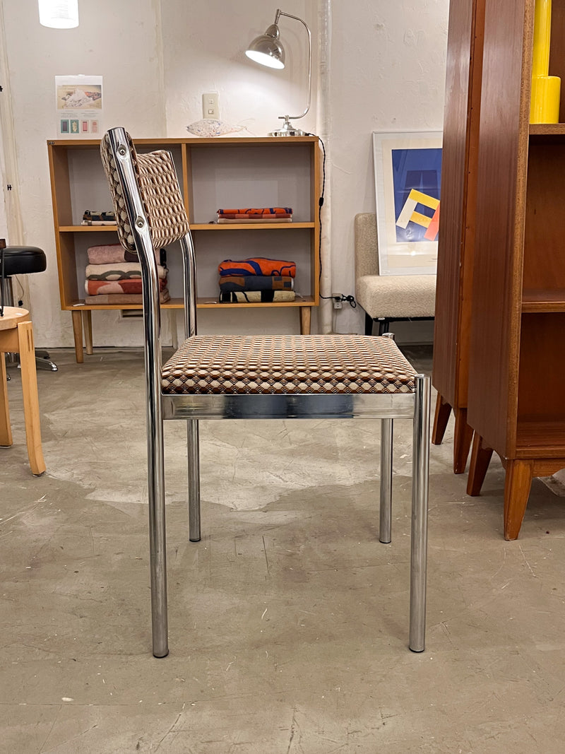 クロームスチール ダイニングチェア <br>cerote antiques