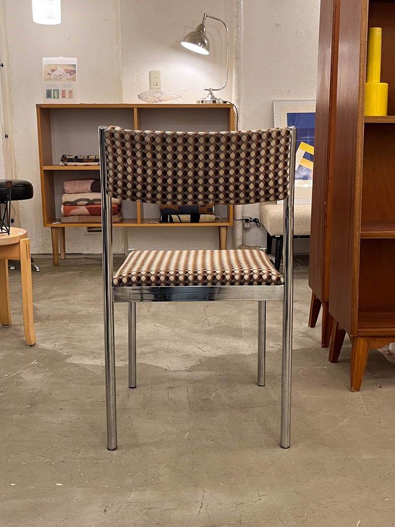 クロームスチール ダイニングチェア <br>cerote antiques