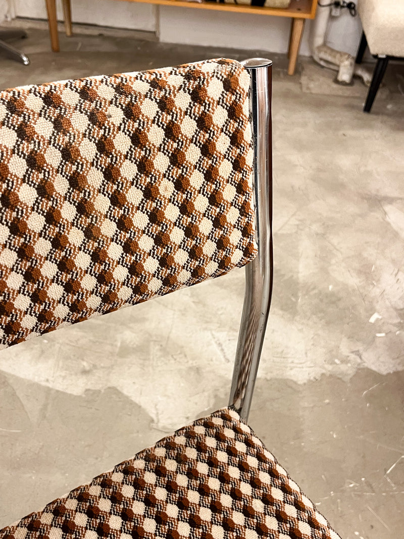 クロームスチール ダイニングチェア <br>cerote antiques