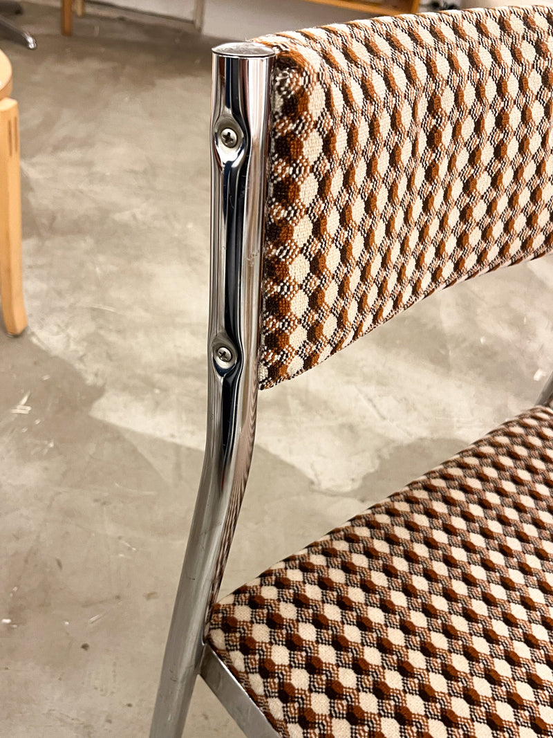 クロームスチール ダイニングチェア <br>cerote antiques